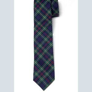 NWT J.Crew Tartan Plaid Tie Cotton Green Black Red Yellow Men's